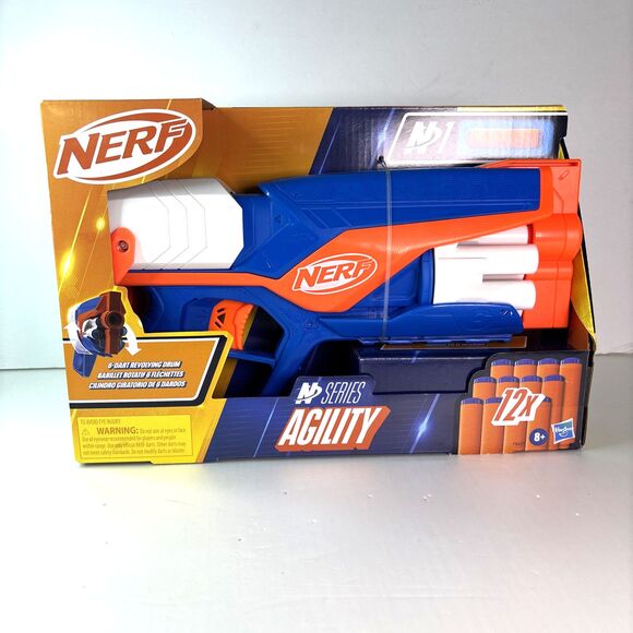 NERF Other - Nerf N Series Agility Blaster 6-Dart Revolving Drum Includes 12 N1 Darts NEW